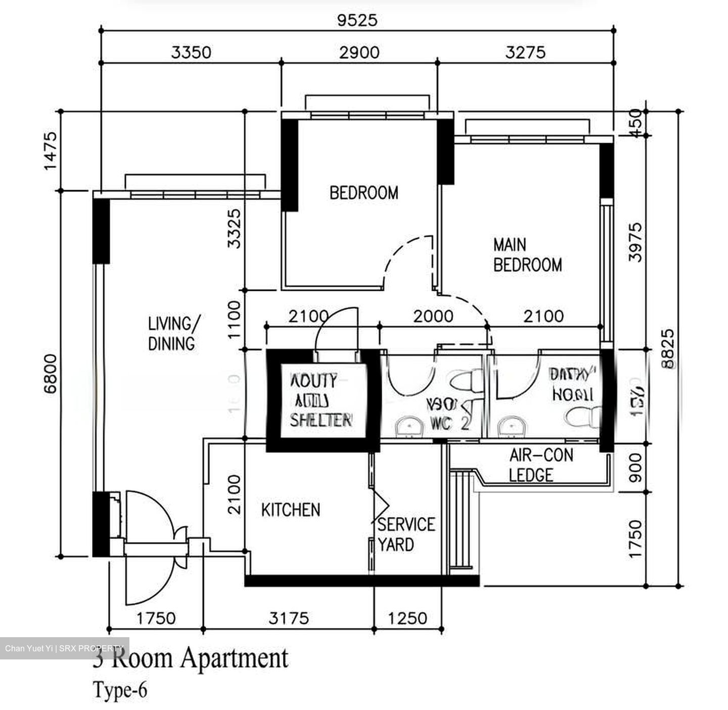 Blk 221A Matilda Edge (Punggol), HDB 3 Rooms #563806091